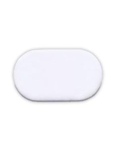 MEDIUM WHITE OVAL PAD