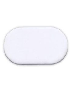 LARGE WHITE OVAL PAD