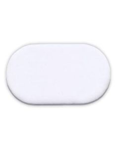 LARGE WHITE OVAL PAD