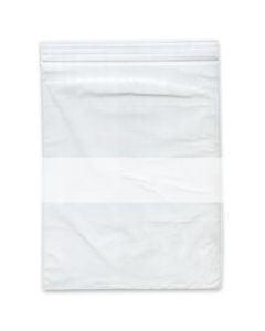 8X10 W/WHITE RECLOSABLE POLY BAGS (1000)