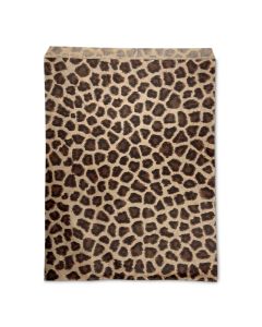 8'' X 11'' LEOPARD PRINT BAGS (100)