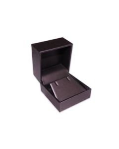 PURPLE LEATHERETTE EARRING BOX