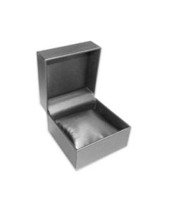 SILVER LEATHERETTE PILLOW BOX