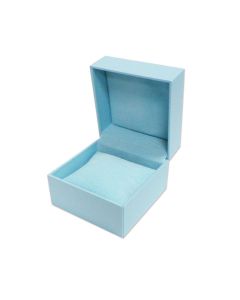 LIGHT BLUE LEATHERETTE PILLOW WATCH BOX