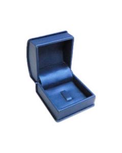 BLUE SATIN RIBBON RING CLIP