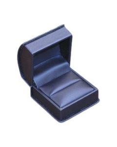 BLUE SATIN RIBBON RING BOX