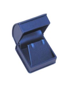 BLUE SATIN RIBBON EARRING BOX
