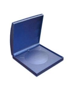 BLUE SATIN RIBBON NECKLACE BOX