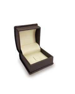 BEIGE/BROWN CLIP RING BOX