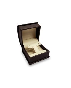 BEIGE/BROWN EARRING T BOX