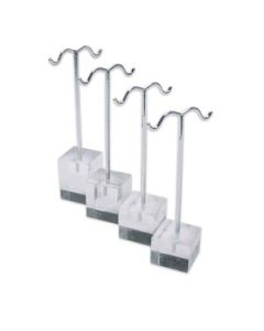 4 PC EARRING STAND SET