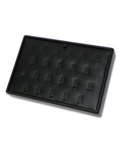 BLACK STACKABLE 22 RING TRAY