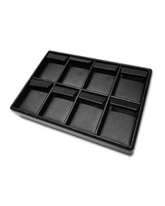BLACK STACKABLE 8 EARRING TRAY