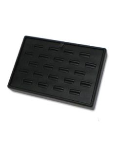 BLACK STACKABLE 22 RING TRAY