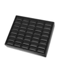 BLACK STACKABLE 20 RING TRAY