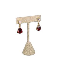 BURLAP EARRING DISPLAY