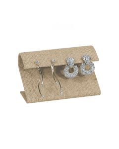 BURLAP EARRING DISPLAY