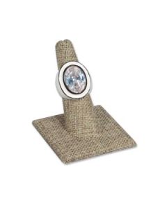 BURLAP RING FINGER DISPLAY