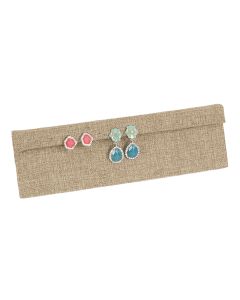 BURLAP EARRING DISPLAY