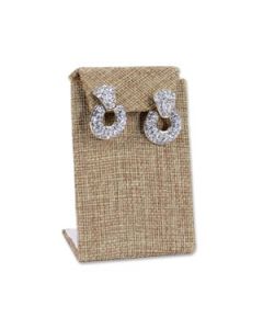 BURLAP DROP EARRING DISPLAY