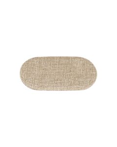 BURLAP OVAL PAD