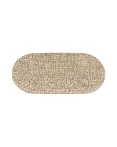 BURLAP OVAL PAD