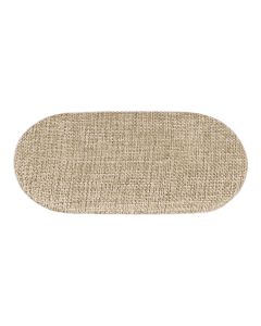 BURLAP OVAL PAD