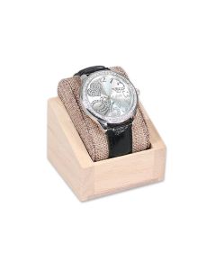 BURLAP WATCH DISPLAY STAND