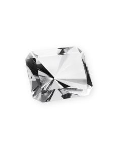 2 x 1.5 GLASS CRYSTAL DIAMOND