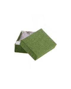 MATTE GREEN TEXTURED COTTON BX (100)