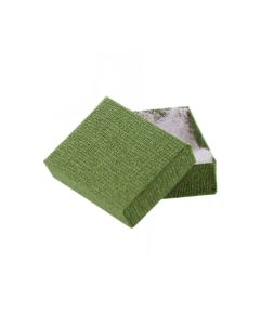 MATTE GREEN TEXTURED COTTON BX (100)