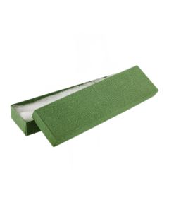 MATTE GREEN TEXTURED COTTON BX (100)