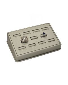 METALLIC BEIGE 11 RING DISPLAY