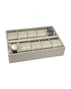 METALLIC BEIGE WATCH TRAY