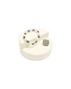 WHITE MICROFIBER ROUND CORNER