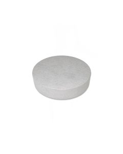 GRAY MICROFIBER ROUND STAND