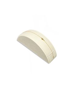 WHITE MICROFIBER BRACELET DISP