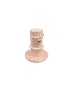 PINK MICROFIBER SM ROUND STAND