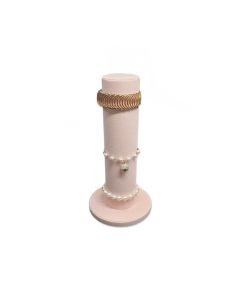 PINK MICROFIBER LG ROUND STAND