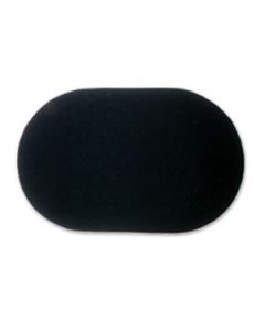 ECONOMY BLACK OVAL PAD