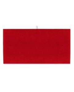 RED ECONOMY FAUX VELVET PAD