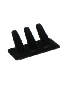 BLACK VELVET 3 FINGER RING DIS