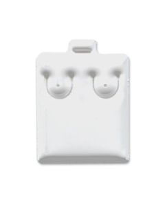 WHITE HUGGIE EARRING PAD (100)