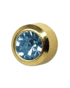 MARCH BIRTHSTONE STUD