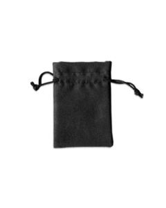 2.75 x 3 BLACK MICRO-FIBER POUCH (20)