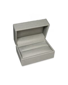 METALLIC BEIGE DOUBLE RING BOX