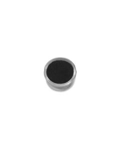 BLACK SMALL ROUND GEM JAR (DOZ)