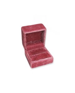 PINK VELVET RING BOX