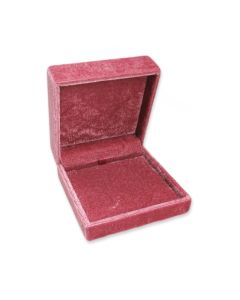 PINK VELVET PENDANT BOX