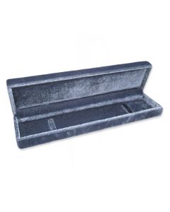 BLUE/GREY VELVET BRACELET BOX